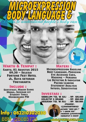 Seminar Psikologi: Microexpression & Body Language