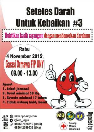 Donor Darah Garasi Ormawa FIP UNY