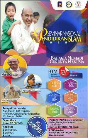 Seminar Nasional Bahagia Menjadi Gurunya Manusia