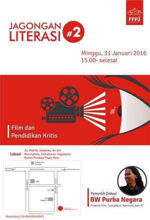 Jagongan Literasi 2: Film dan Pendidikan Kritis