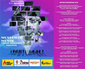 Menyimak Munir Pekan Merawat Ingatan | 07 - 11 September 2016 | Univ Sanata Dharma, Uwong Coffee, SMI
