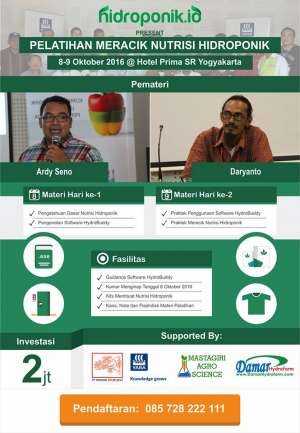 Pelatihan Meracik Nutrisi Hidroponik