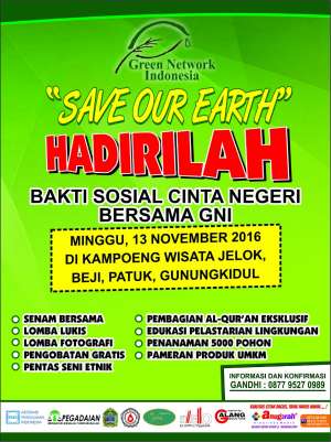 Save Our Earth | Bakti Sosial Cinta Negeri