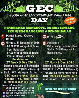 Geography Environment Campaign  Day