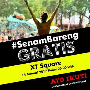 #Senam Bareng Gratis 