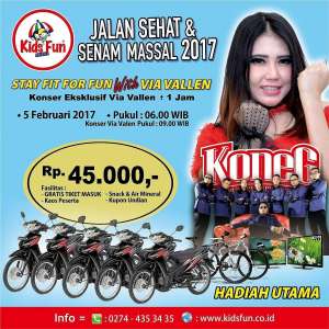 Jalan Sehat & Senam Massal 2017 "Stay Fit For Fun with Via Vallen"
