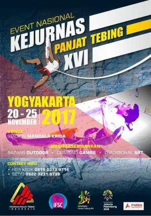 Kejurnas Panjat Tebing XVI 2017
