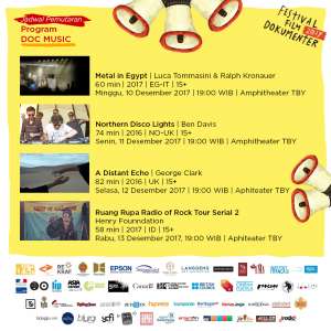 Pemutaran Program Doc Music FFD 2017