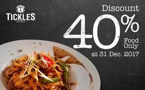 Tickles Cafe Year End Promo