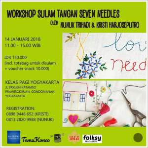 Workshop Sulam Tangan by SEVEN NEEDLES