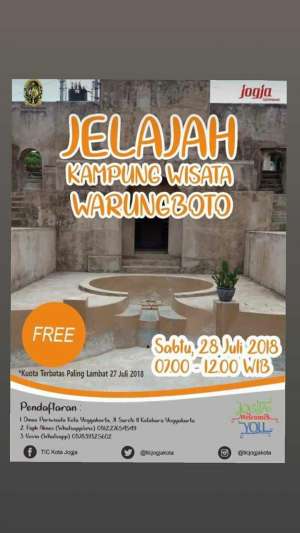 Jelajah Kampung Wisata Warungboto