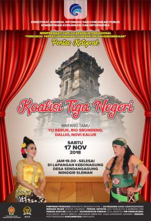 Pentas Kethoprak Koalisi Tiga Negeri