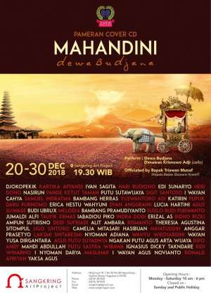 Pameran Cover CD Mahandini Dewa Budjana