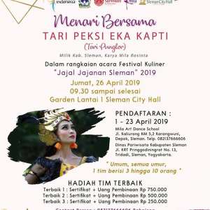 Menari Bersama Tari Peksi Eka Kapti (Tari Punglor)