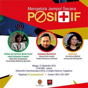 Diskusi 'Mengelola Jempol Secara Positif'