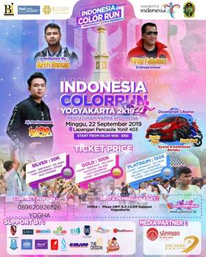 INDONESIA COLOR RUN YOGYAKARTA 2019