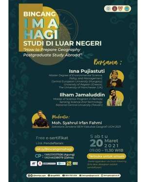 Bincang Imahagi Studi di Luar Negeri