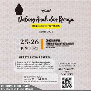 Festival Dalang Anak dan Remaja Kota Yogya