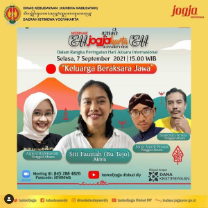 Webinar "Keluarga Beraksara Jawa"