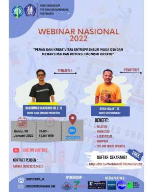 “Peran dan Kreativitas Entrepreneur Muda dengan Memaksimalkan Potensi Ekonomi Kreatif”