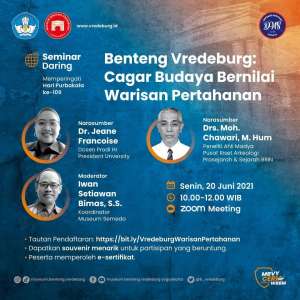 Seminar Daring “Benteng Vredeburg : Cagar Budaya Bernilai Warisan Pertahanan”