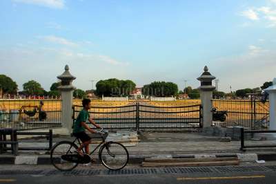 Pembangunan Pagar Alun-alun Utara Keraton Yogyakarta