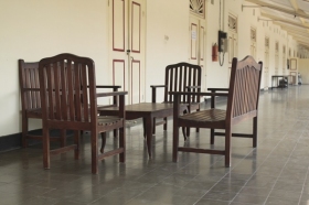 Suasana di Selasar Dalam Pura Pakualaman