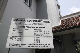 Jadwal misa