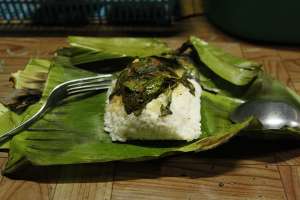 nasi bakar andalan angkringan Nganggo Suwe