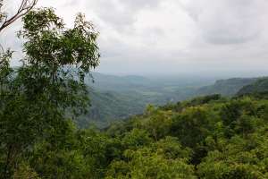 Pemandangan dari kebun buah Mangunan 