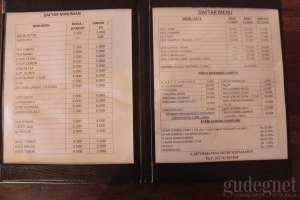 Daftar Menu