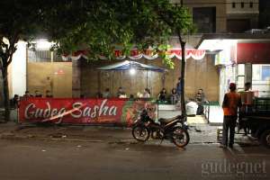 Bagian depan warung Gudeg Sasha Yogyakarta