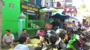 Suasana di lesehan Gudeg Kangen Bu Manto