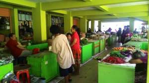 Bagian Pasar Serangan yang sudah direnovasi.