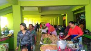 Pasar Serangan bagian barat telah selesai direnovasi.