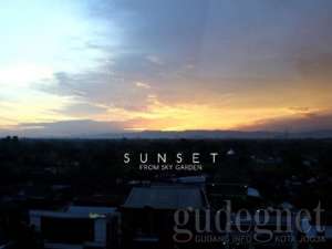 Sunset di Crystal Lotus Yogyakarta 