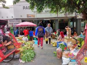 Tampak depan pasar Kotagede