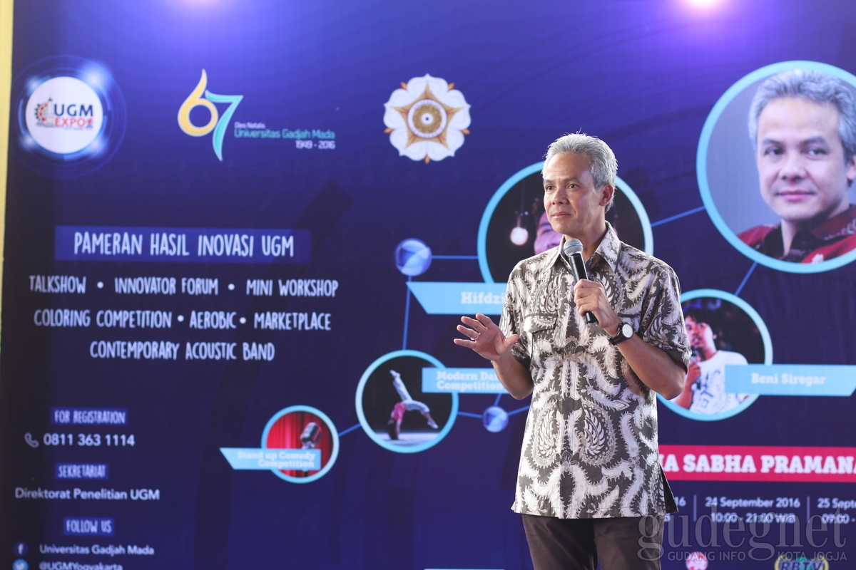Ganjar Pranowo Curhat di UGM Ganjar Pranowo Curhat di UGM