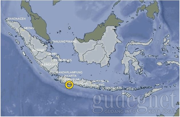 Pesisir Selatan Jawa Dilanda Gempa