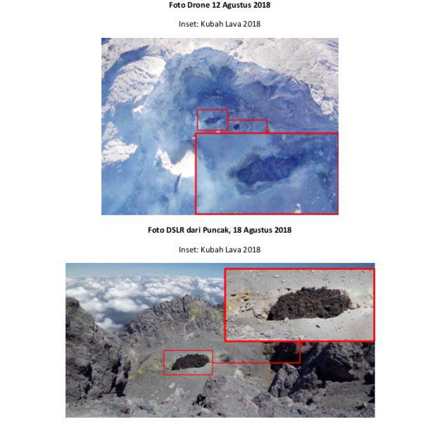 Muncul Kubah Lava Baru di Gunung Merapi