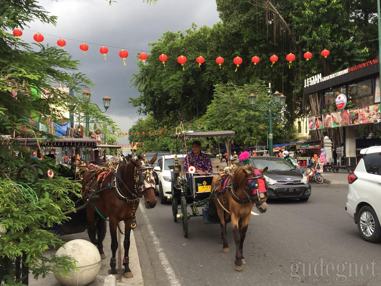 Suasana Malioboro Menjelang Imlek