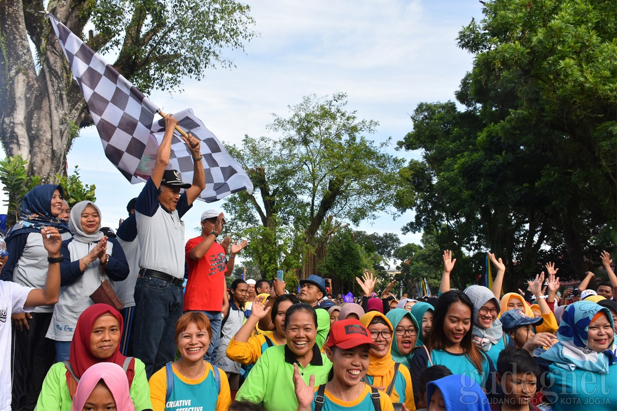 Sleman Rayakan Hari Buruh dengan Aksi Damai Sehat