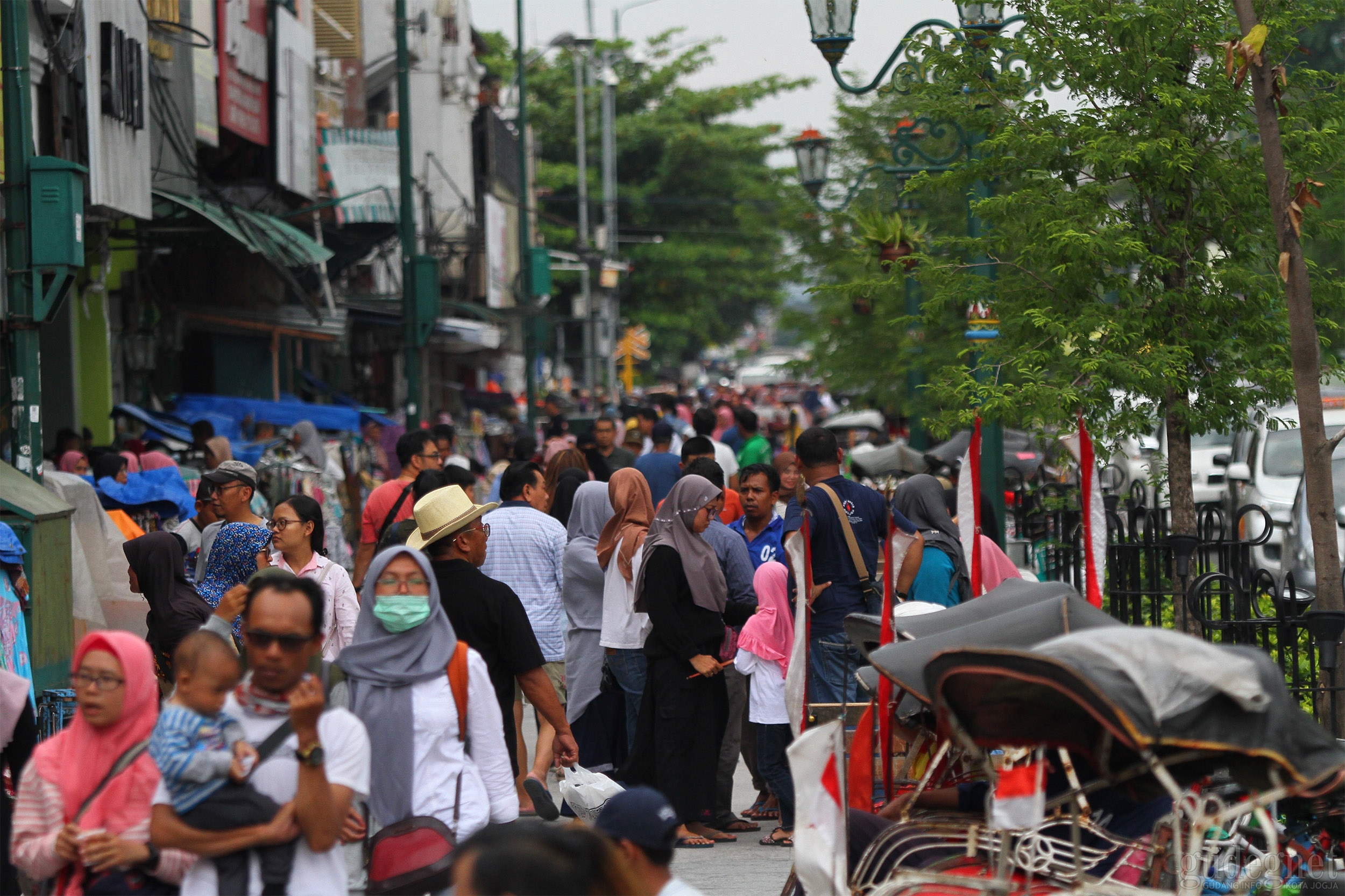 H+2 Tahun Baru 2020, Malioboro Masih Ramai H+2 Tahun Baru 2020, Malioboro Masih Ramai