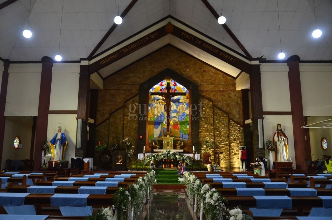 Natal 2020, Gereja Baciro Selenggarakan Misa Daring dan Luring