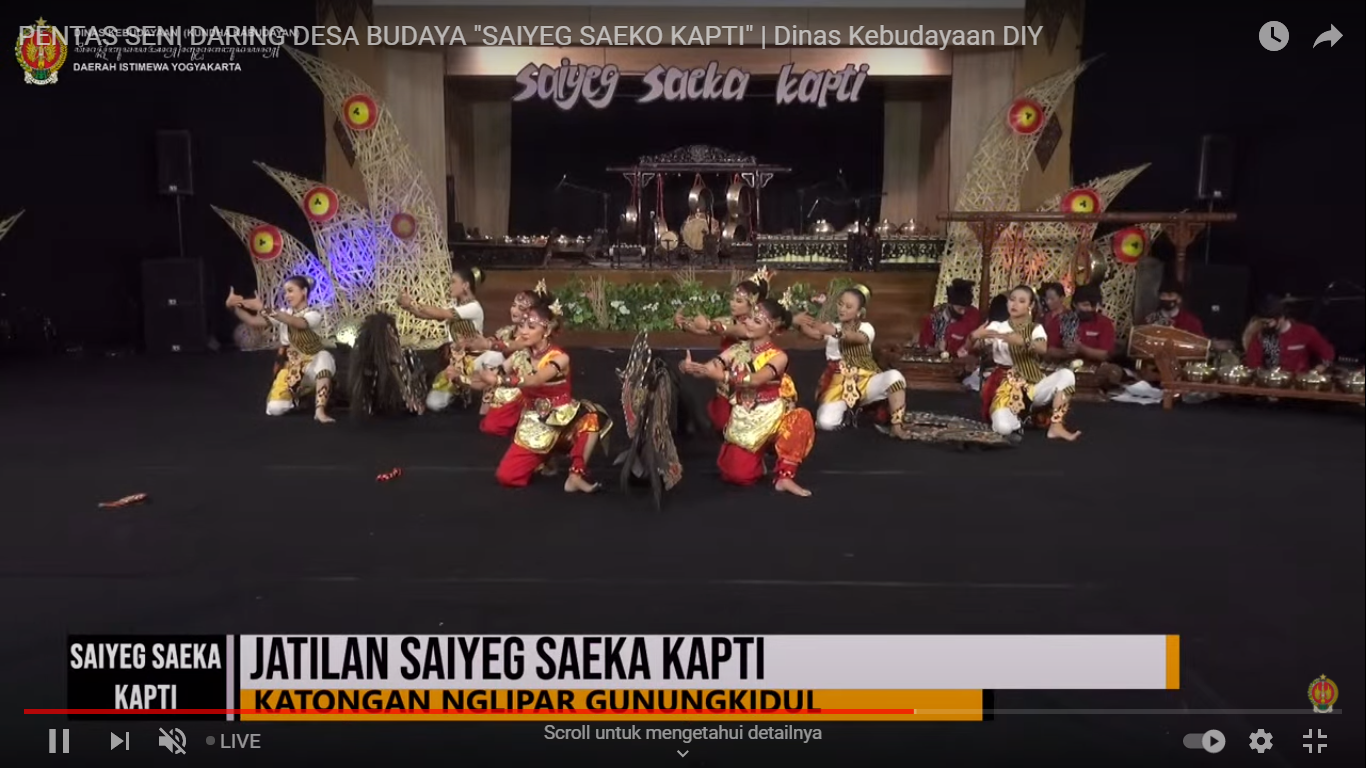 Pentas Seni Daring Desa Budaya 2021 Disbud DIY Tampilkan Ketoprak hingga Jatilan Pentas Seni Daring Desa Budaya 2021 Disbud DIY Tampilkan Ketoprak hingga Jatilan