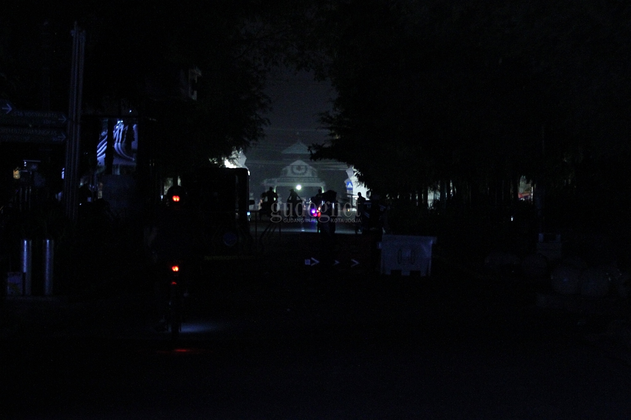 PPKM Darurat, Malioboro Gelap di Malam Hari