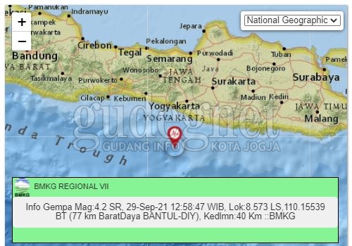 Gempa Bumi Bantul, Guncangan Terasa Hingga Pantai Baron dan Pacitan