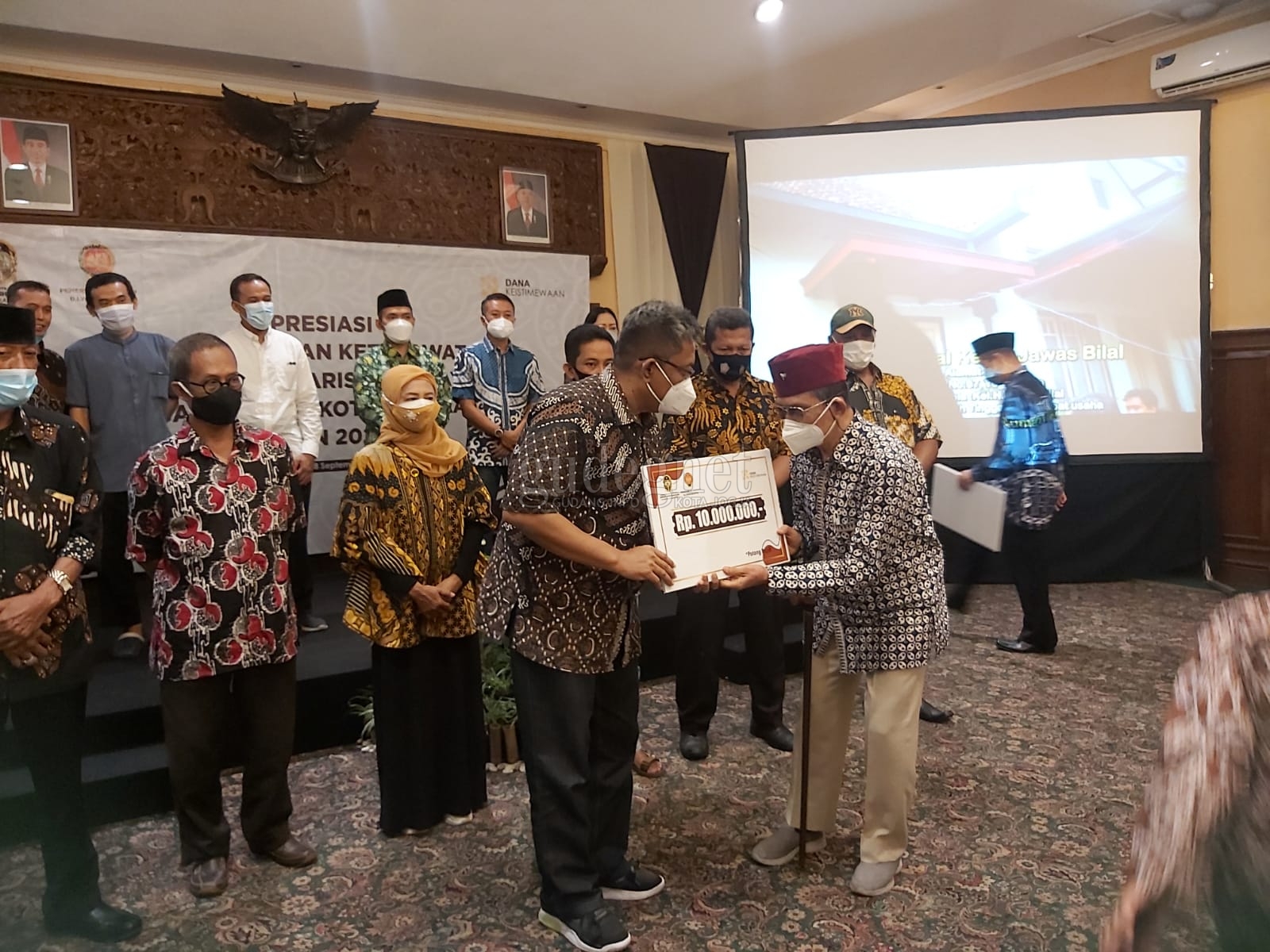 Dinas Kebudayaan Kota Yogya Berikan Apresiasi Kelestarian dan Keterawatan WBCB Dinas Kebudayaan Kota Yogya Berikan Apresiasi Kelestarian dan Keterawatan WBCB
