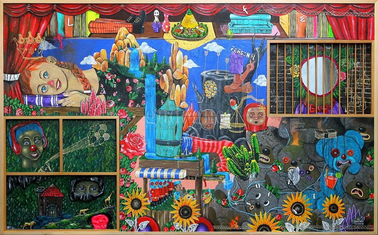 &ldquo;Samudra Kehidupan&rdquo;, Dunia Anak dalam Lukisan Komik Bahaudin 