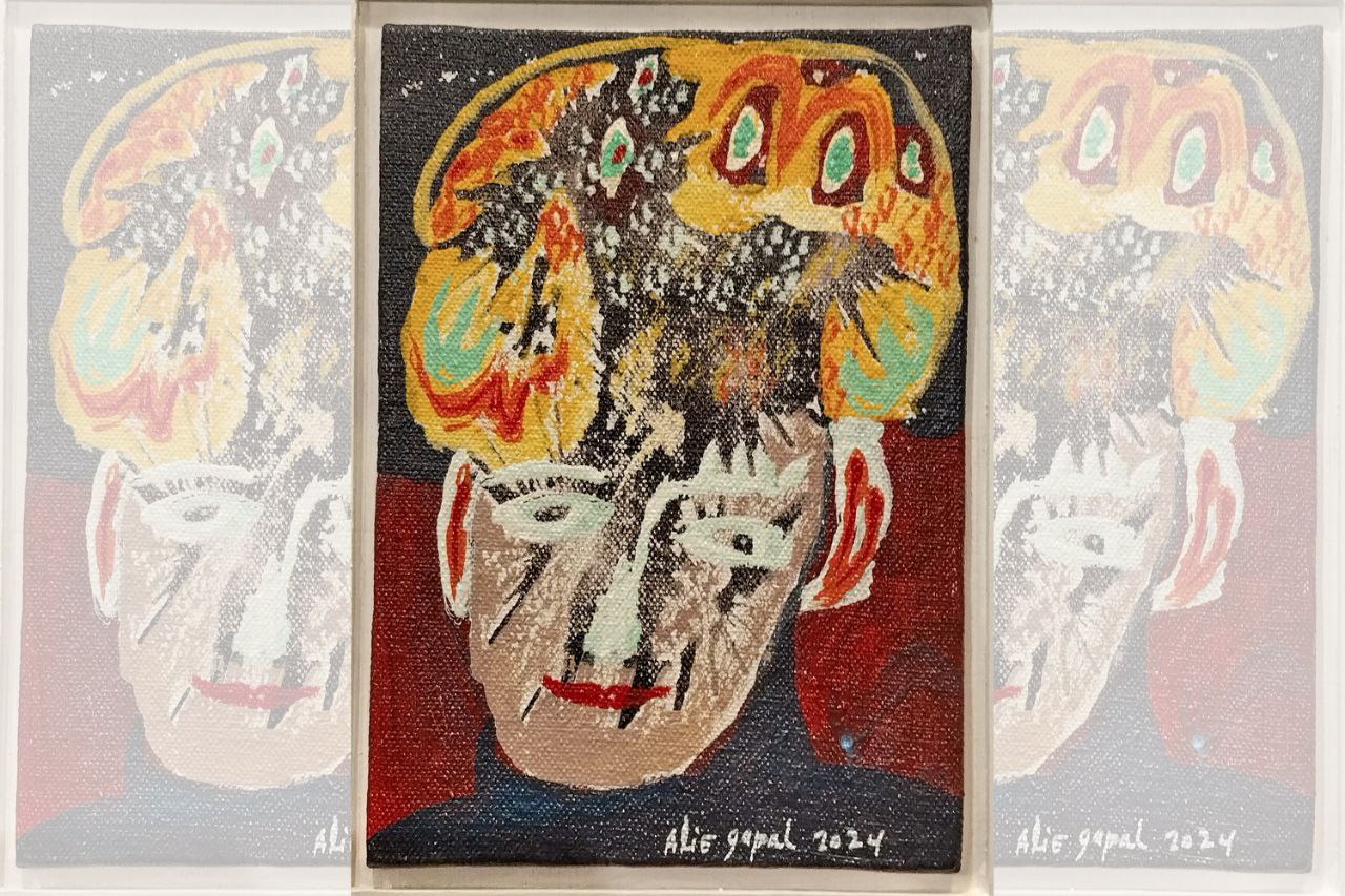 Tiga Rupa Alie Gopal dalam “Abstract Portrait” Tiga Rupa Alie Gopal dalam “Abstract Portrait”